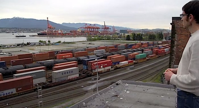 Looking out on Burrard Inlet - from the video "Save the Salish Sea"