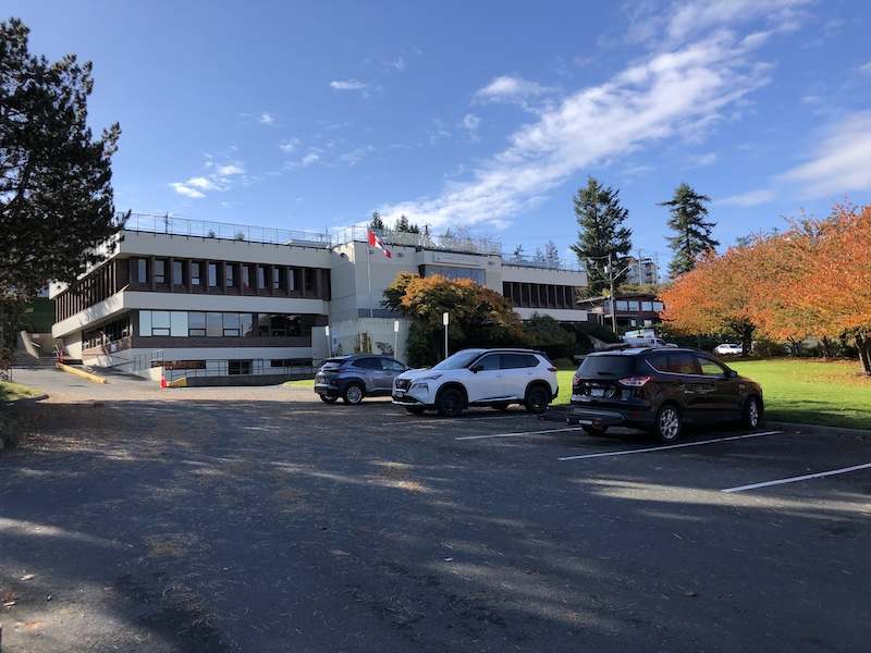 View of city hall in Campbell River