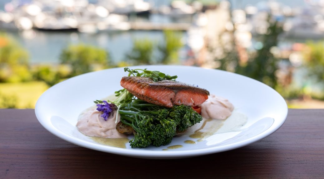Salmon dishes like this may be offered at the new restaurant