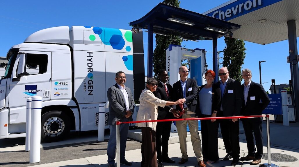 Officials line up for opening of Canada's first clean hydrogen sation