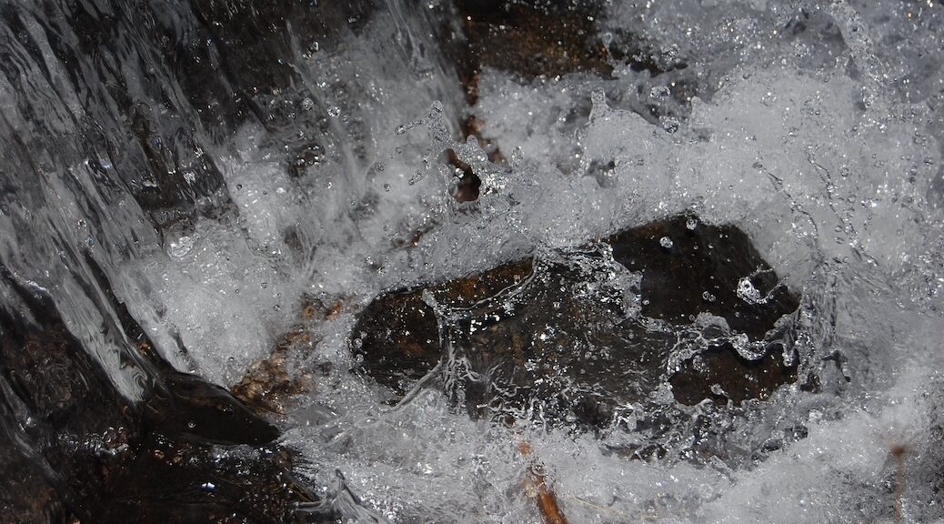 Bill C-37 is about water. Water churning up as it falls against rocks in a rapid moving stream