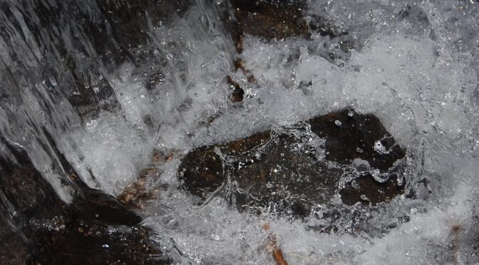 Bill C-37 is about water. Water churning up as it falls against rocks in a rapid moving stream